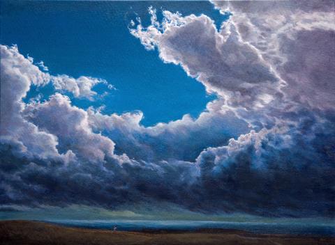 Cloud Chasing by Katherine Kean oil on linen 30 x 40 inches